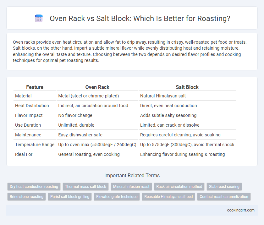 Oven Rack vs Salt Block: Which Is Better for Roasting?
