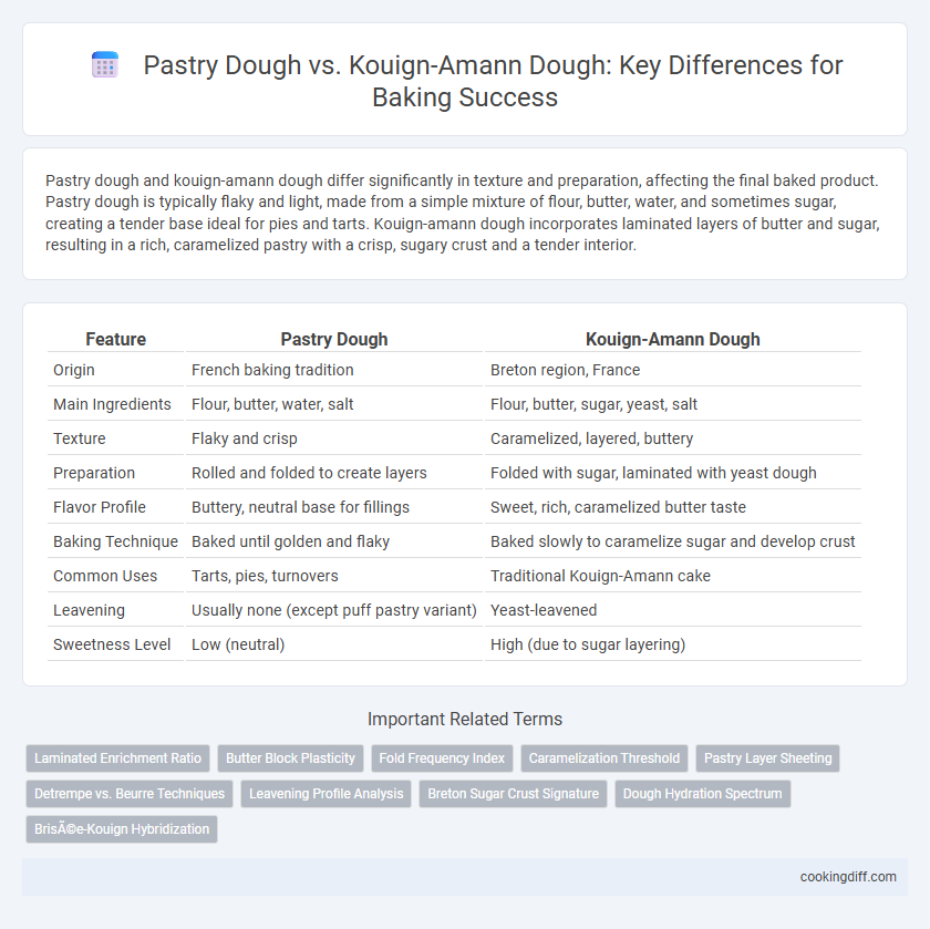 Pastry Dough vs. Kouign-Amann Dough: Key Differences for Baking Success