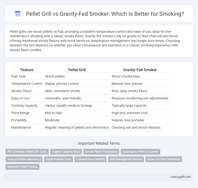 Pellet Grill vs Gravity-Fed Smoker: Which Is Better for Smoking?