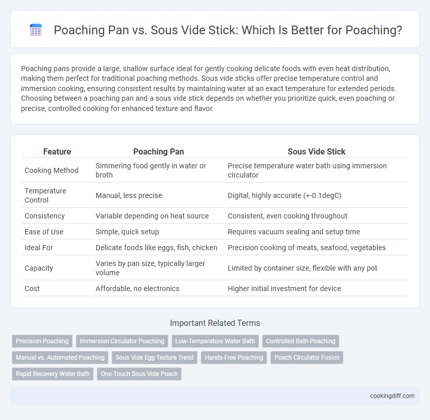Poaching Pan vs. Sous Vide Stick: Which Is Better for Poaching?