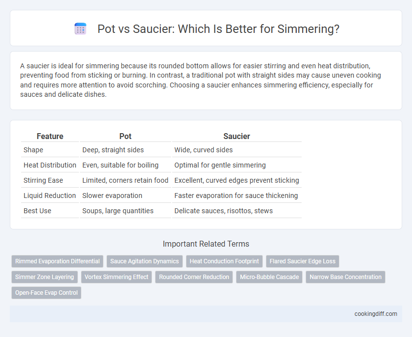 Pot vs Saucier: Which Is Better for Simmering?