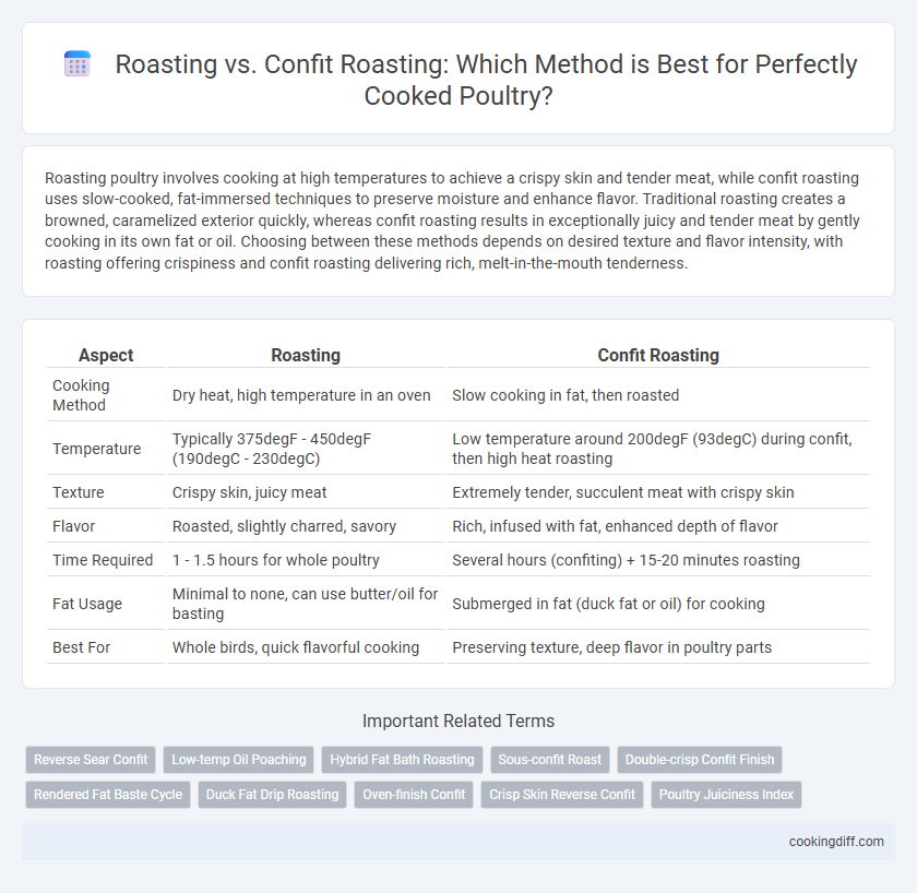 Roasting vs. Confit Roasting: Which Method is Best for Perfectly Cooked Poultry?