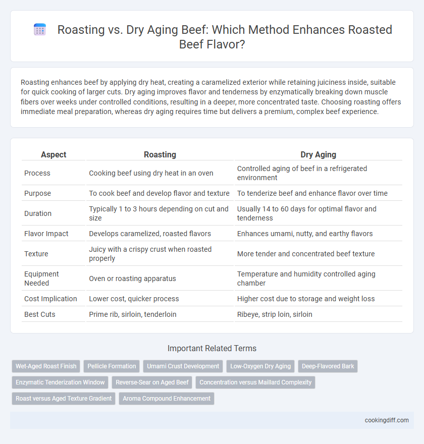 Roasting vs. Dry Aging Beef: Which Method Enhances Roasted Beef Flavor?