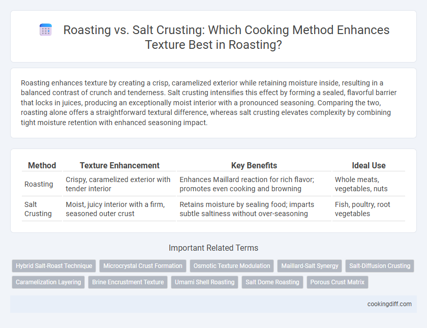Roasting vs. Salt Crusting: Which Cooking Method Enhances Texture Best in Roasting?