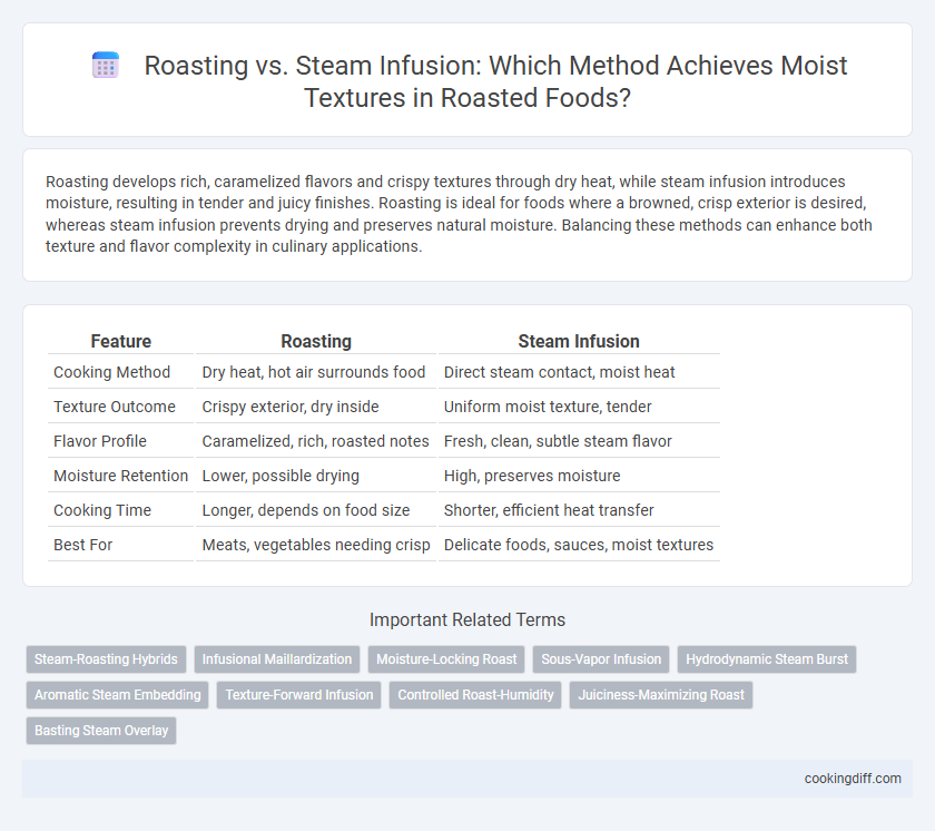 Roasting vs. Steam Infusion: Which Method Achieves Moist Textures in Roasted Foods?
