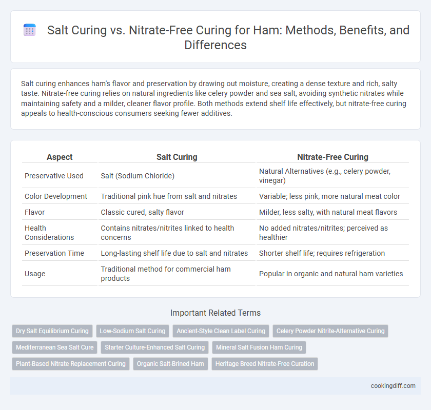 Salt Curing vs. Nitrate-Free Curing for Ham: Methods, Benefits, and Differences