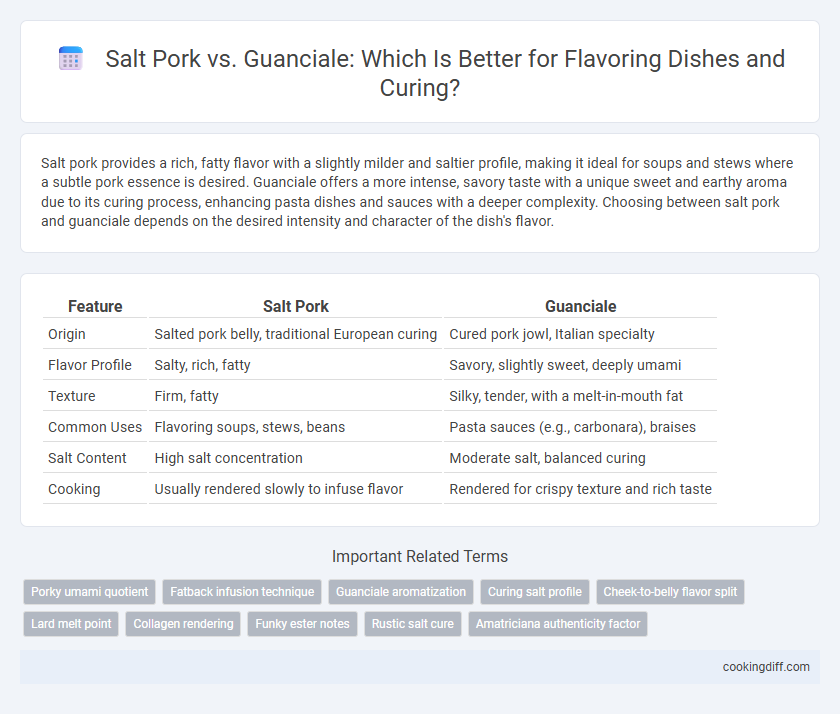 Salt Pork vs. Guanciale: Which Is Better for Flavoring Dishes and Curing?