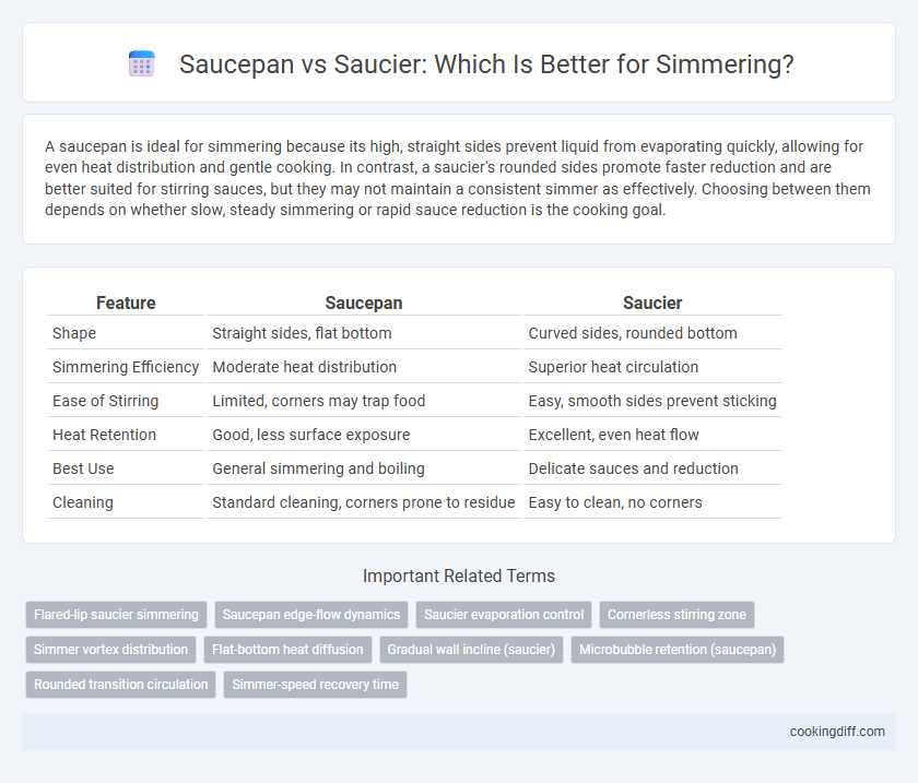 Saucepan vs Saucier: Which Is Better for Simmering?