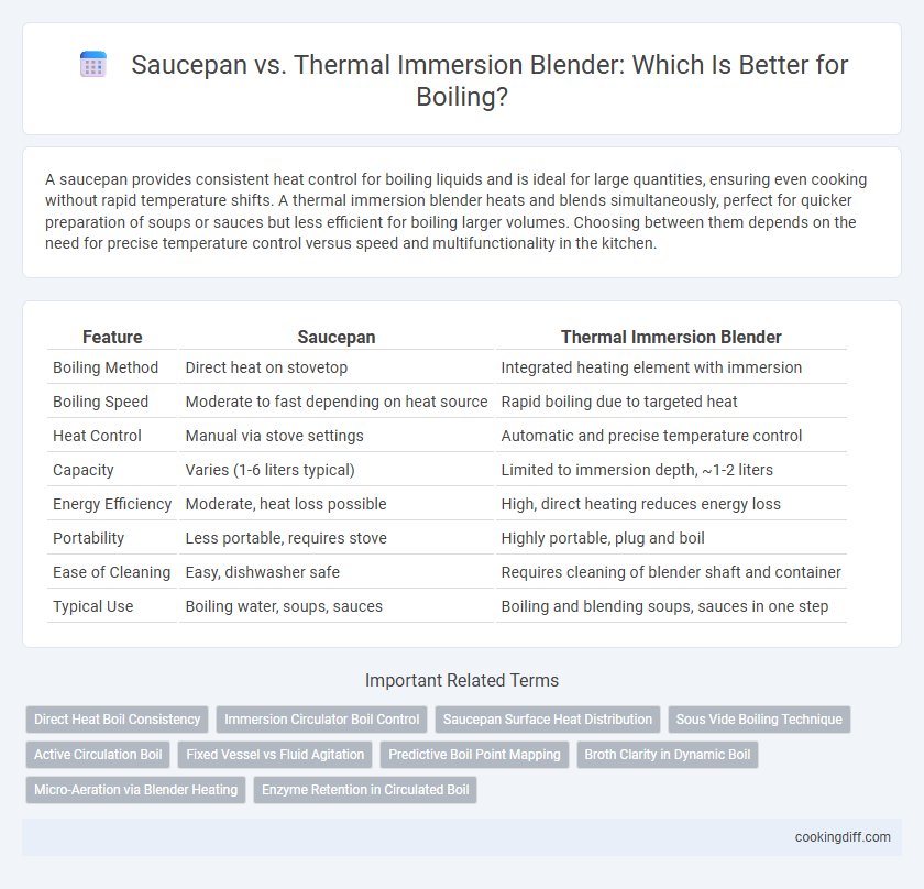 Saucepan vs. Thermal Immersion Blender: Which Is Better for Boiling?