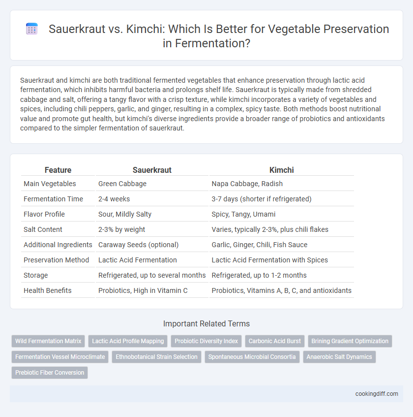 Sauerkraut vs. Kimchi: Which Is Better for Vegetable Preservation in Fermentation?