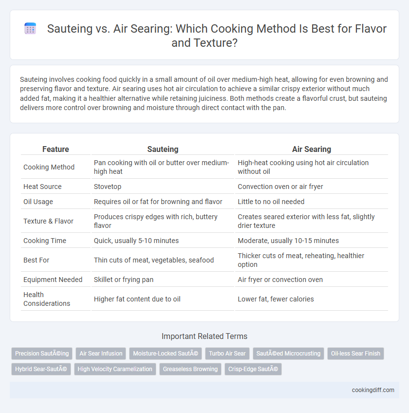 Sauteing vs. Air Searing: Which Cooking Method Is Best for Flavor and Texture?