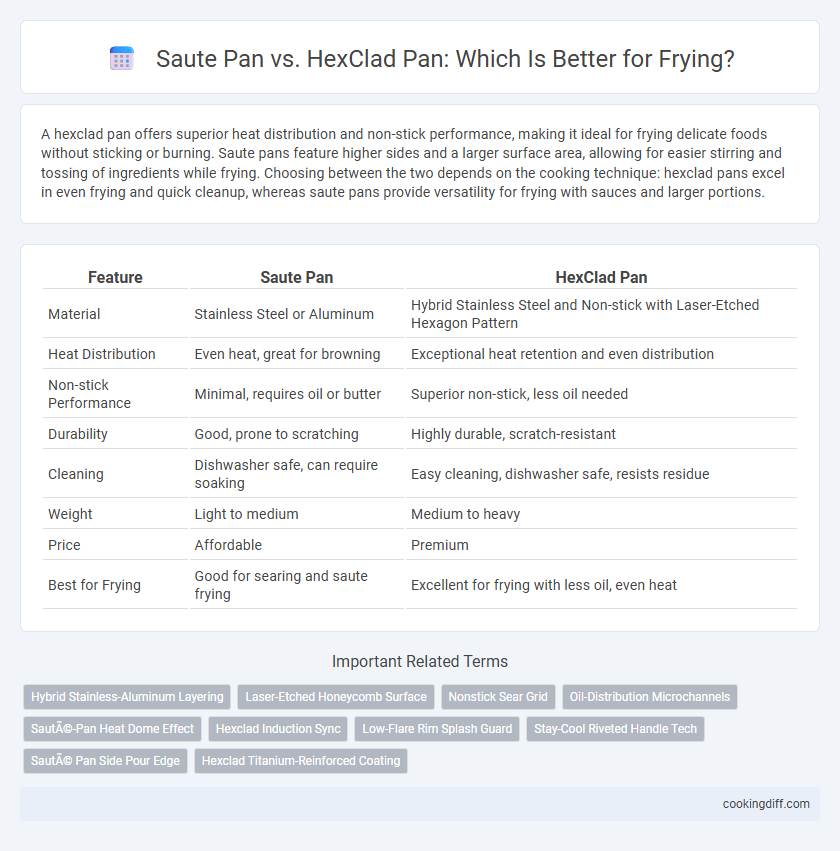 Saute Pan vs. HexClad Pan: Which Is Better for Frying?