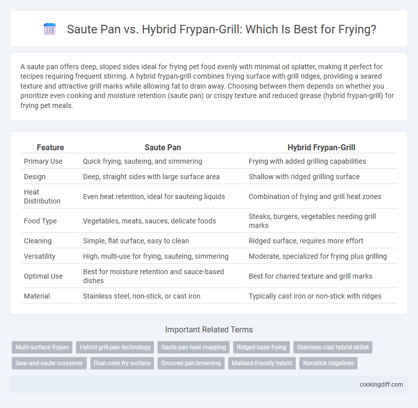 Saute Pan vs. Hybrid Frypan-Grill: Which Is Best for Frying?