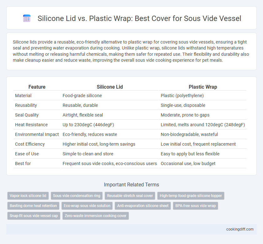 Silicone Lid vs. Plastic Wrap: Best Cover for Sous Vide Vessel