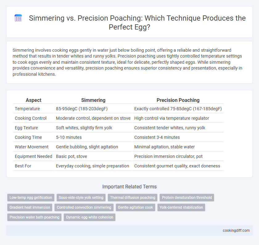 Simmering vs. Precision Poaching: Which Technique Produces the Perfect Egg?