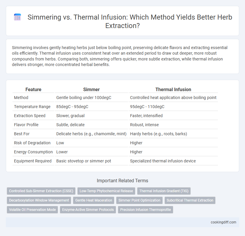 Simmering vs. Thermal Infusion: Which Method Yields Better Herb Extraction?