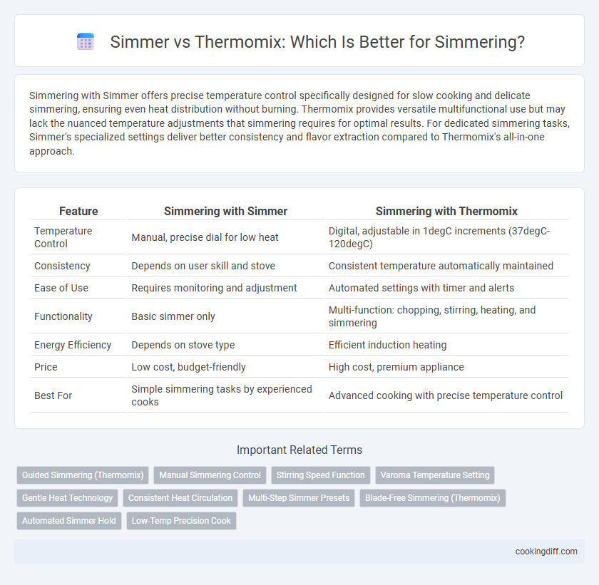Simmer vs Thermomix: Which Is Better for Simmering?