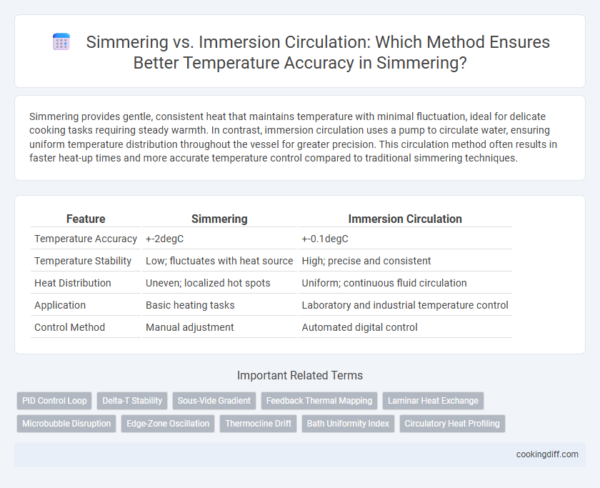 Simmering vs. Immersion Circulation: Which Method Ensures Better Temperature Accuracy in Simmering?