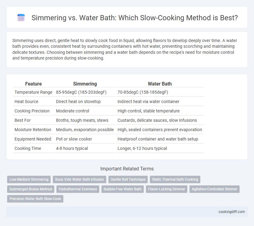 Simmering vs. Water Bath: Which Slow-Cooking Method is Best?