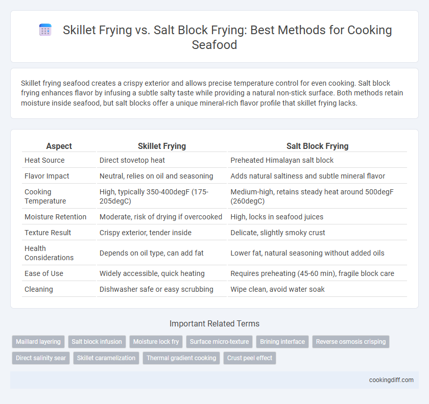 Skillet Frying vs. Salt Block Frying: Best Methods for Cooking Seafood