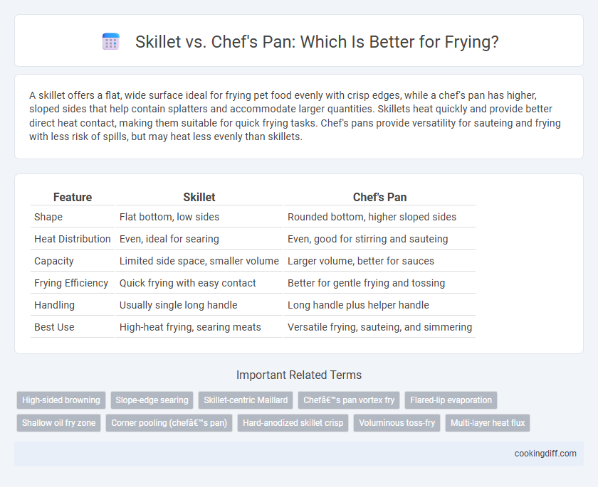 Skillet vs. Chef's Pan: Which Is Better for Frying?
