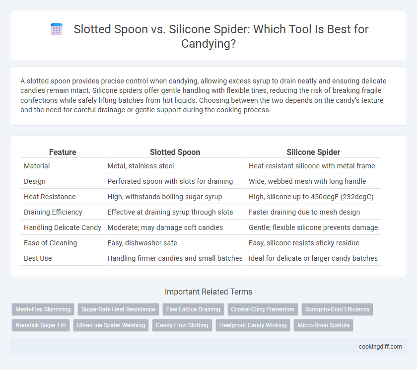 Slotted Spoon vs. Silicone Spider: Which Tool Is Best for Candying?