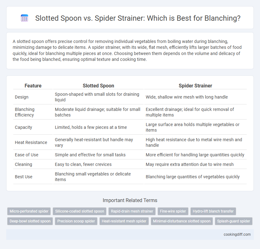 Slotted Spoon vs. Spider Strainer: Which is Best for Blanching?