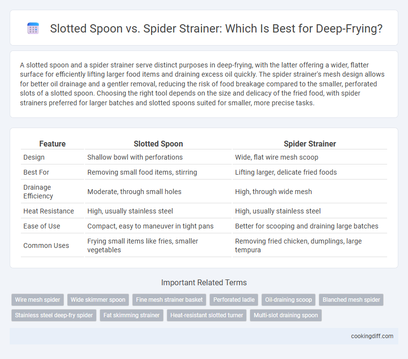 Slotted Spoon vs. Spider Strainer: Which Is Best for Deep-Frying?