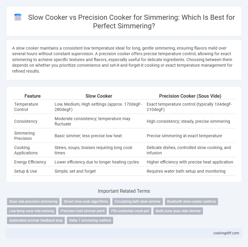 Slow Cooker vs Precision Cooker for Simmering: Which Is Best for Perfect Simmering?