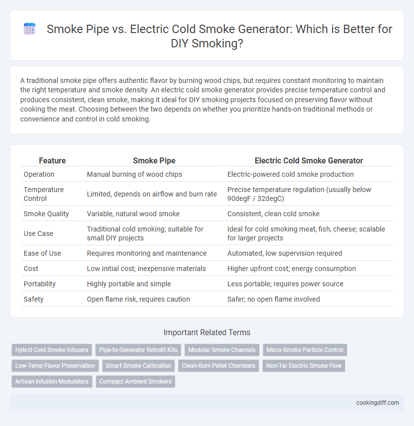 Smoke Pipe vs. Electric Cold Smoke Generator: Which is Better for DIY Smoking?