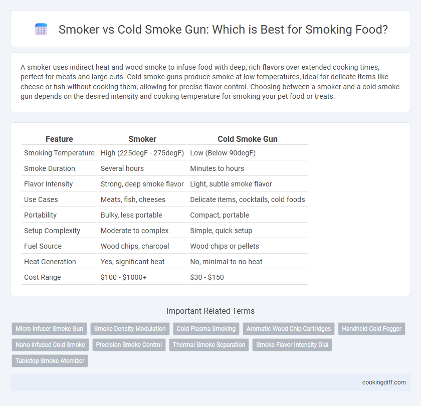Smoker vs Cold Smoke Gun: Which is Best for Smoking Food?