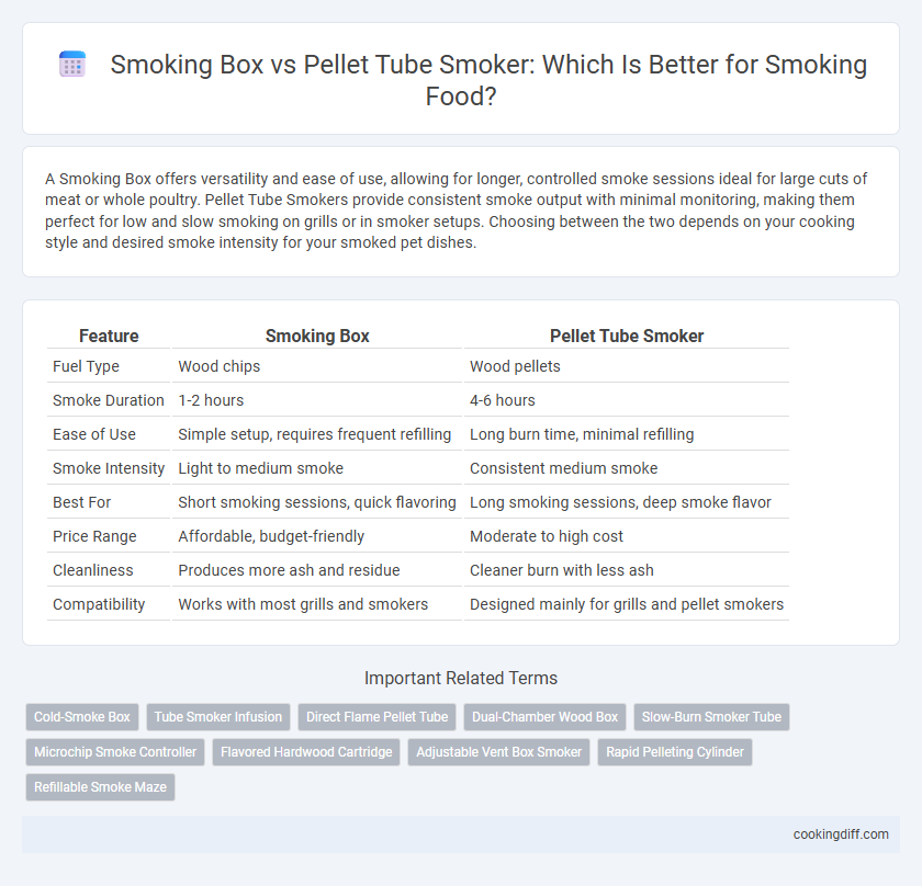 Smoking Box vs Pellet Tube Smoker: Which Is Better for Smoking Food?