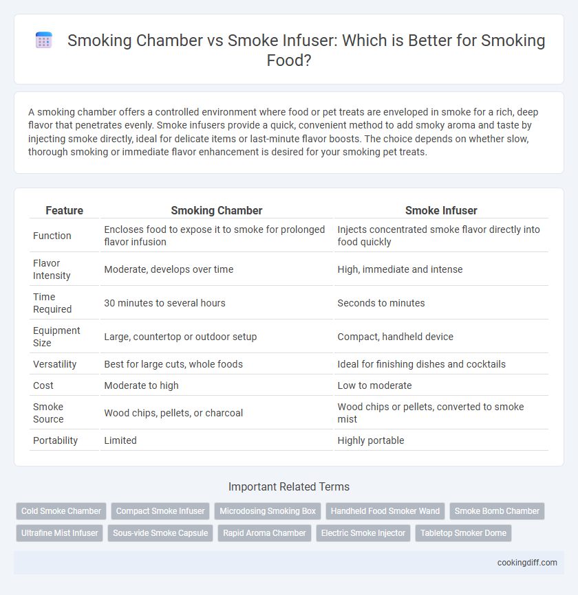 Smoking Chamber vs Smoke Infuser: Which is Better for Smoking Food?