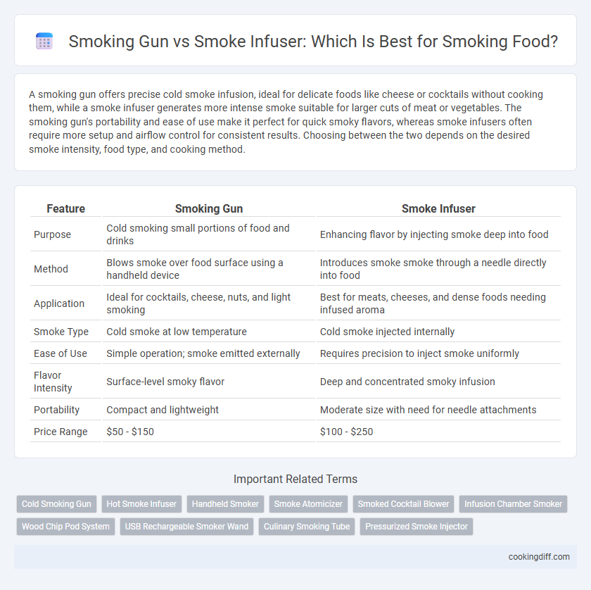 Smoking Gun vs Smoke Infuser: Which Is Best for Smoking Food?