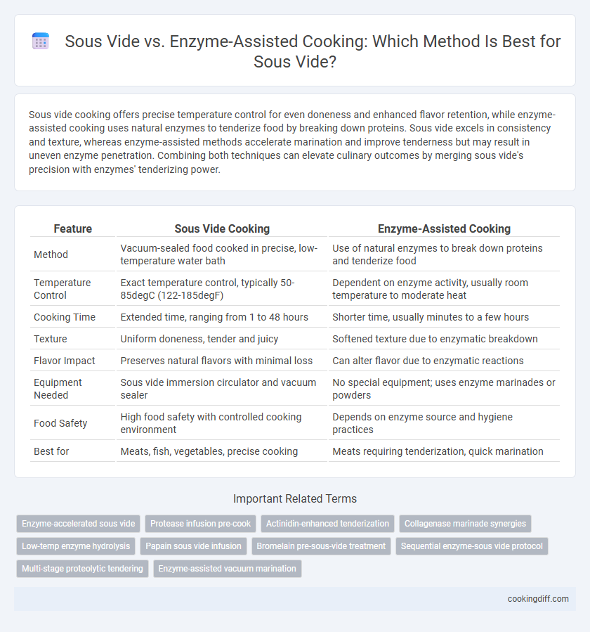 Sous Vide vs. Enzyme-Assisted Cooking: Which Method Is Best for Sous Vide?
