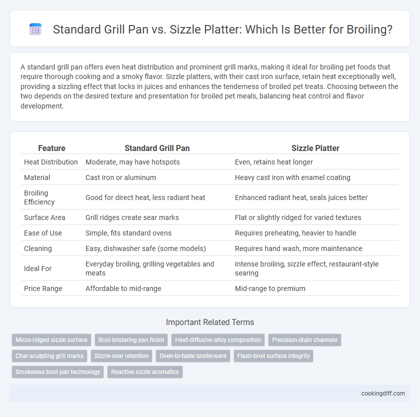 Standard Grill Pan vs. Sizzle Platter: Which Is Better for Broiling?