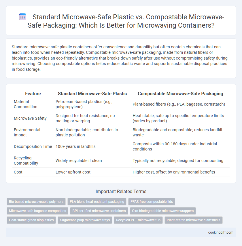Standard Microwave-Safe Plastic vs. Compostable Microwave-Safe Packaging: Which Is Better for Microwaving Containers?