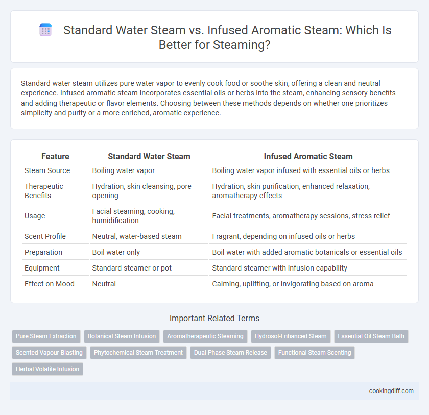 Standard Water Steam vs. Infused Aromatic Steam: Which Is Better for Steaming?