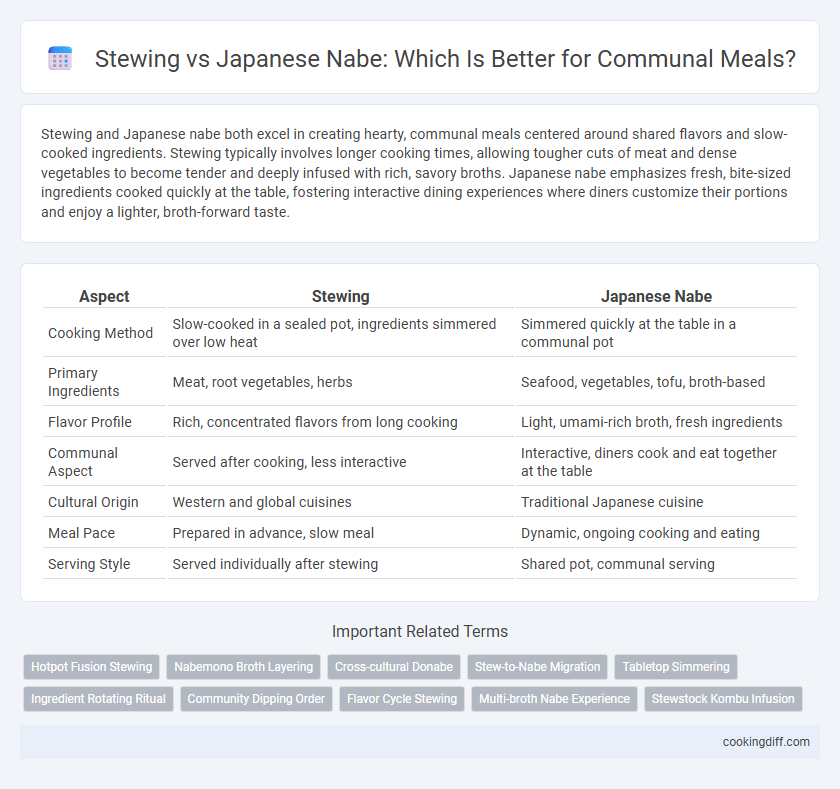 Stewing vs Japanese Nabe: Which Is Better for Communal Meals?