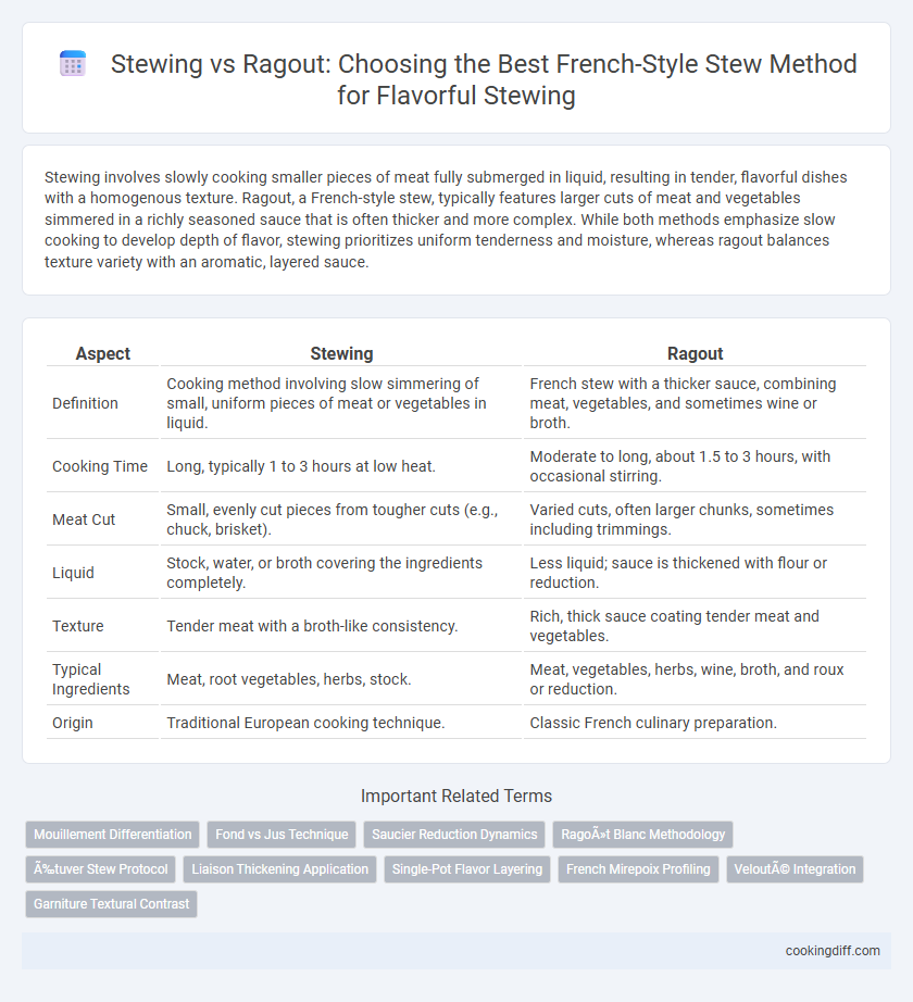 Stewing vs Ragout: Choosing the Best French-Style Stew Method for Flavorful Stewing