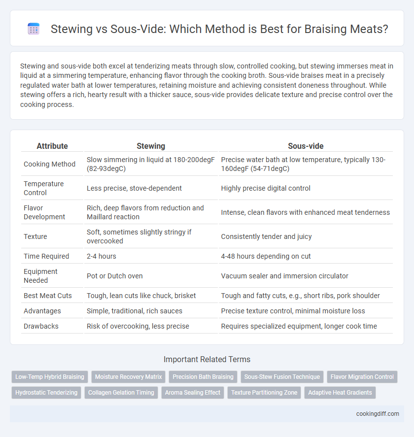 Stewing vs Sous-Vide: Which Method is Best for Braising Meats?