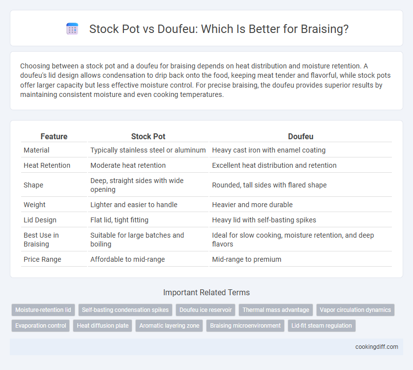 Stock Pot vs Doufeu: Which Is Better for Braising?