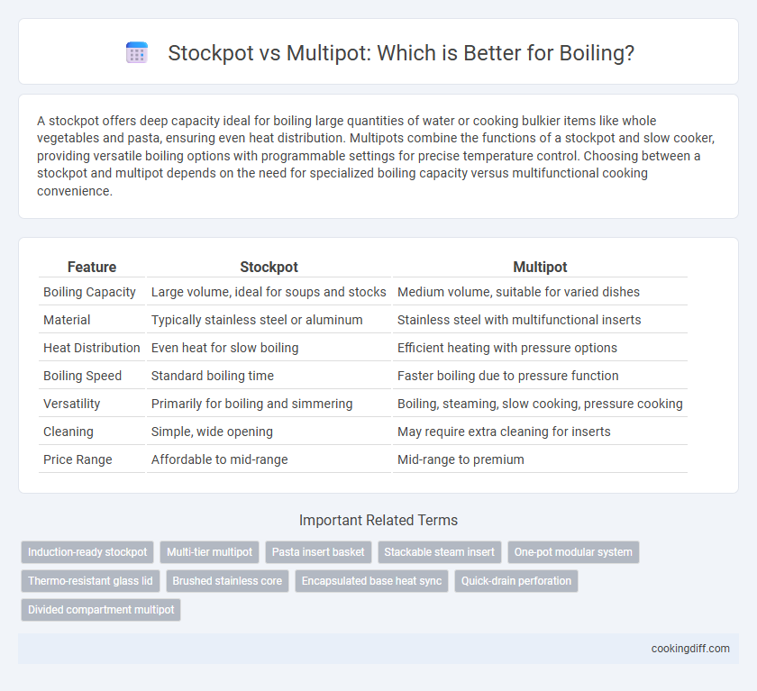 Stockpot vs Multipot: Which is Better for Boiling?