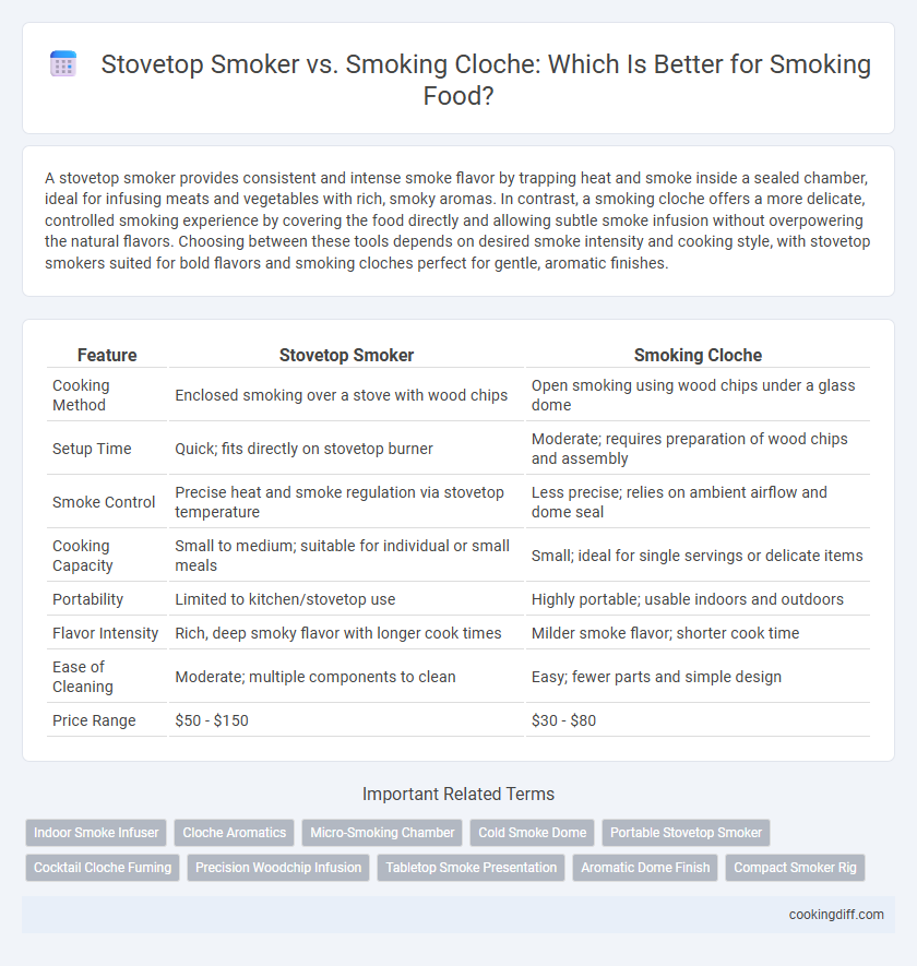 Stovetop Smoker vs. Smoking Cloche: Which Is Better for Smoking Food?