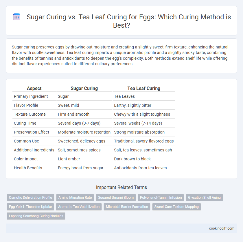 Sugar Curing vs. Tea Leaf Curing for Eggs: Which Curing Method is Best?