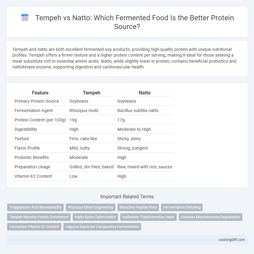Tempeh vs Natto: Which Fermented Food Is the Better Protein Source?