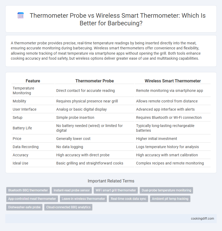 Thermometer Probe vs Wireless Smart Thermometer: Which Is Better for Barbecuing?