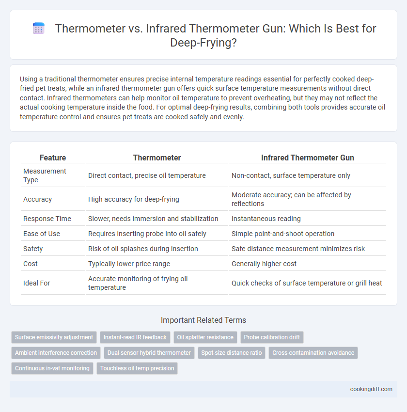 Thermometer vs. Infrared Thermometer Gun: Which Is Best for Deep-Frying?