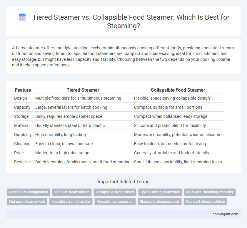Tiered Steamer vs. Collapsible Food Steamer: Which Is Best for Steaming?