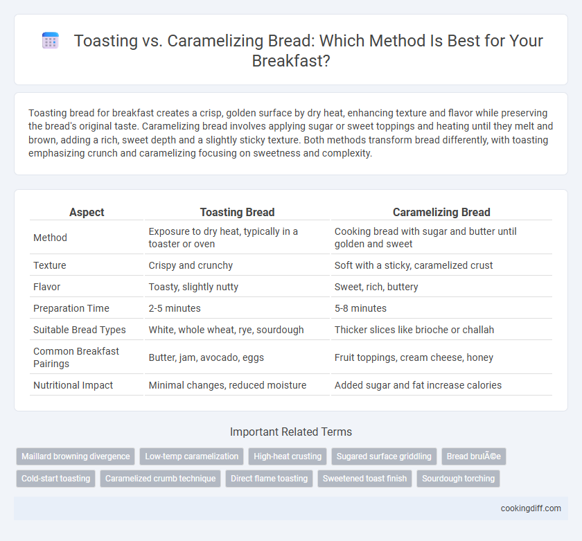 Toasting vs. Caramelizing Bread: Which Method Is Best for Your Breakfast?